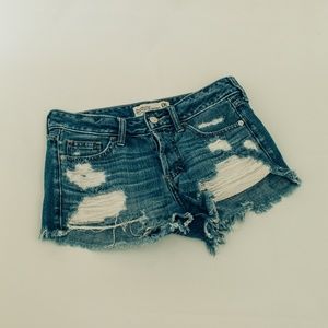 Abercrombie & Fitch Denim Boyfriend Shorts